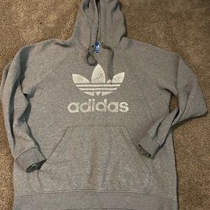 Gray Adidas Hoodie